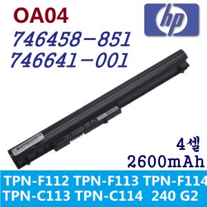 HP 배터리 OA03 OA04 HP 14-R230TX / HP 15-D012Tx / HP 15-D101Tx / HP 15-R222Tx / HP 15-R223Tx /