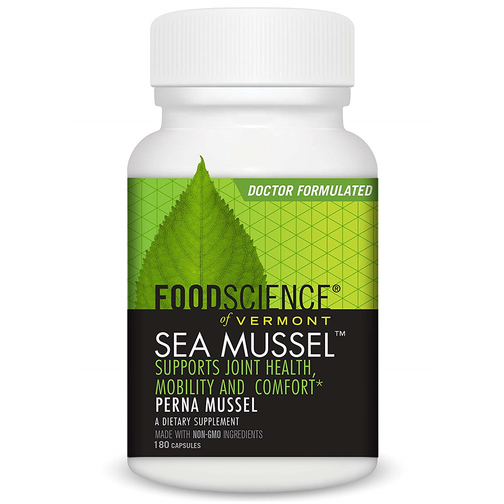 <b>FOODSCIENCE</b> OF VERMONT <b>푸드사이언스</b> 바다 초록입홍합 1000mg 180정 Sea Mussel Green-Lipped Mussel