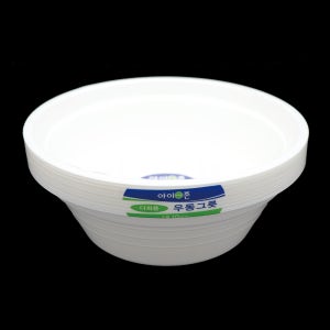 다회용 일회용 플라스틱 현대 아이존 우동 용기 그릇 2호 10개입
