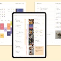 2023 디지털 (날짜/만년형) 대학생 학기노트 study planner / 아이패드 갤럭시탭 디지털서식 굿노트 노트쉘프 노타빌리티 플렉슬 속지 pdf