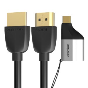 벤션 2in1 C타입 미러링 겸용 HDMI V2.0 모니터 케이블 1m, 1개