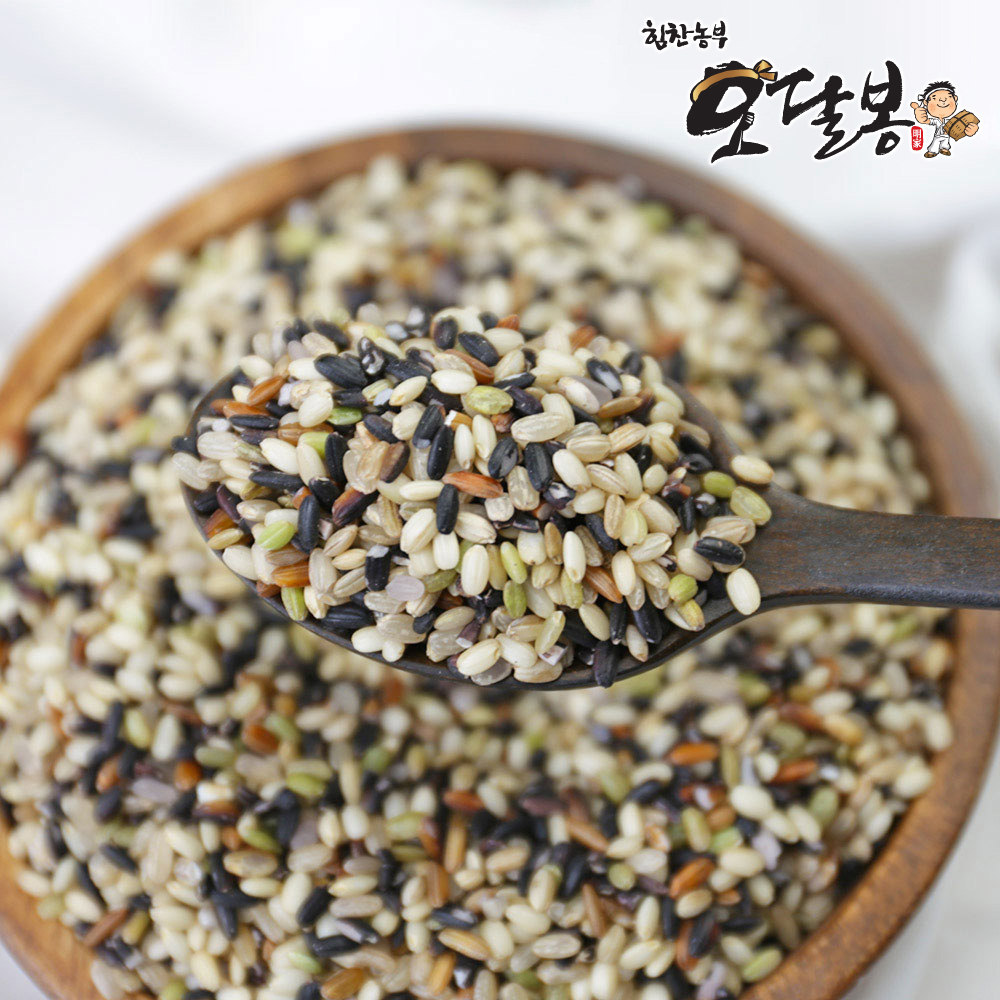 25년산 국산 오색현미 (현미 찰현미 찰흑미 녹미 홍미) 5kg, 1개
