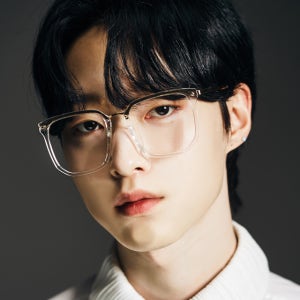 남자 여자 사각 빅 오버사이즈 복고 패션 고굴절 블루라이트 차단 투명 뿔테안경