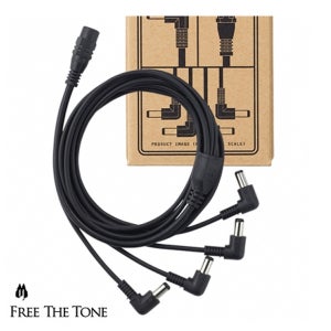 Free The Tone 프리더톤 DC 케이블 CP-FS4 Power Splitter Cable - 파워 분할 케이블 (with Female AC adapter)