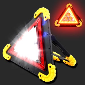 자동차 LED안전삼각대 사고표시 써치라이트 작업등 경광등 위험 캠핑랜턴 낚시 안전표지판
