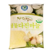 자연을 담다 냉동 다진마늘 1kg 간마늘