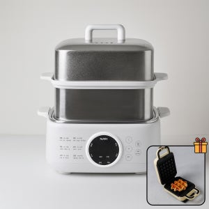 휴빅 스텐 전기 찜기 이유식 계란 고구마 삶는기계 만두 호빵 야채 스팀 찜기 대용량