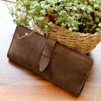 가죽장지갑 (오일풀업) / 아뮤 oil pull up leather long wallet