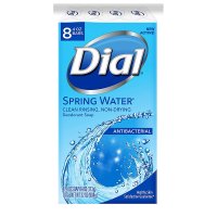 Dial 다이알 항균 비누 바 스프링워터 8개입 Antibacterial Bar Soap Spring Water