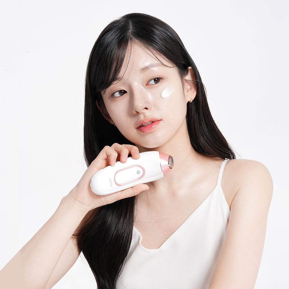 UP6 6in1 갈바닉마사지기 뷰티디바이스 홈케어 피부관리기 LED 진동 피부 마사지기