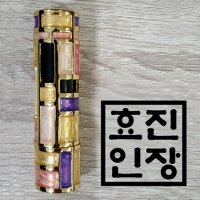 효진인장 몬드리안 금속조형 인감도장 개인 부동산 공인중개사 인장 핑크