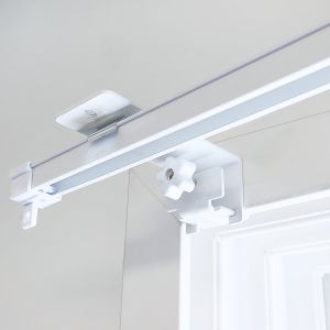 감성다는남자 안뚫어고리 못없이 커튼봉 블라인드 2개 무타공 브라켓 이중 레일 암막 설치