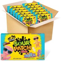 Sour Patch Kids 사우어 패치 키즈 트로피칼 구미 젤리 99g x 12팩 1세트