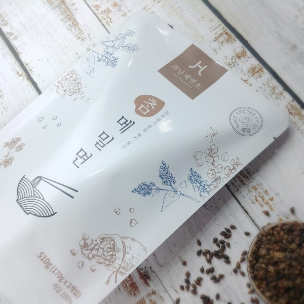 100% 국산메밀면 510g 순메밀국수 평양냉면 막국수용