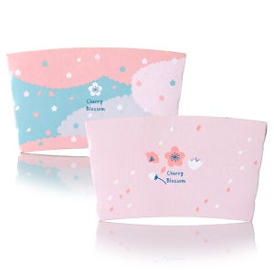[봄시즌 컵홀더] 온스 벚꽃 2종혼입 마닐라지 12호, 1000개