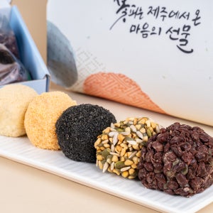제주 오메기떡 제주도 오메기 맛집 오메기명원 택배 혼합세트 팥씨앗콩고물흑임자감귤 25개