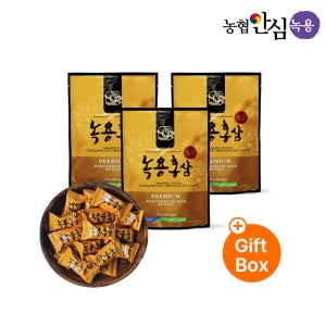 농협안심녹용 녹용홍삼 젤리 선물세트 270g 3개