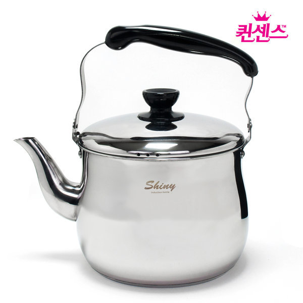 퀸센스 샤이니 인덕션 주전자 3리터 3중바닥 스텐주전자
