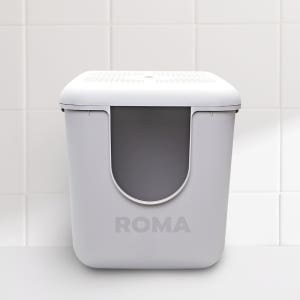 로마샌드 즐똥 직사각 후드형 대형 중형 고양이 화장실