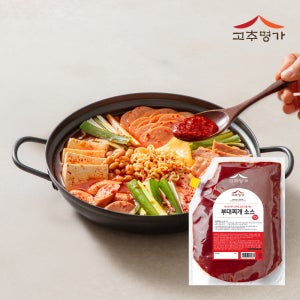 고추명가 부대찌개 소스 2kg 맛있는 양념장 식당용 업소용 대용량 육수 부대볶음