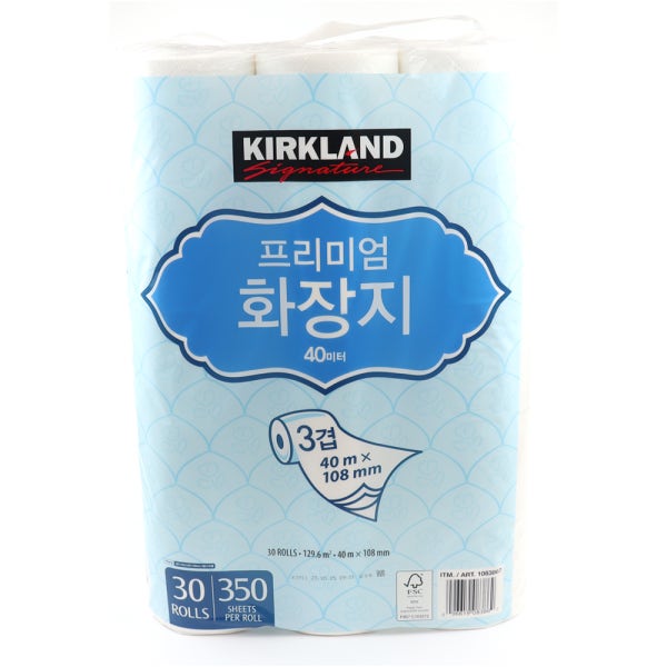 해피유통몰 커클랜드 코스트코 프리미엄 3겹 휴지 40m x 30롤 코스트코
