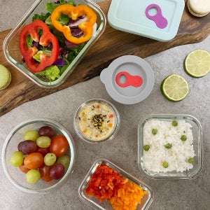 파미레 실리콘 오븐글라스 9종 3type/3sizes 내열 유리 보관 용기 반찬통 전자레인지 오븐