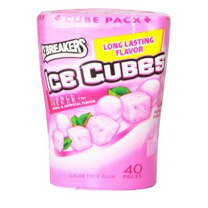 Ice Breakers 아이스 브레이커 아이스 큐브 버블 브리지 껌 40개입 4팩