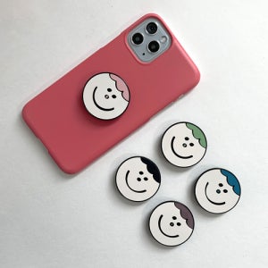 알록달록스마일 키키톡톡 스마트톡 거치대 그립톡