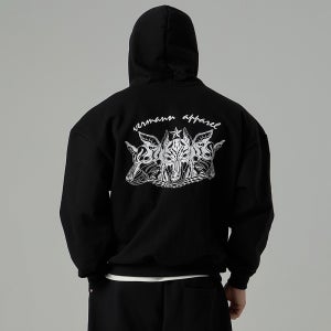 [베르만어패럴] 도베르만 오버핏 후드집업 남성 후드티 헬스 운동복 짐웨어