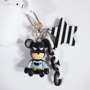 에어팟키링 배트맨 미니포포베 갤럭시 버즈키링 커스텀 키홀더 열쇠고리 피규어 가방고리