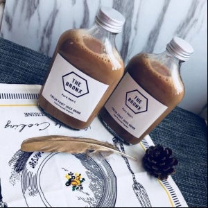 (78개) A타입 웨이 납작 유리병 200ml 위스키 콜드브루 밀크티 쥬스 더치 커피 원액