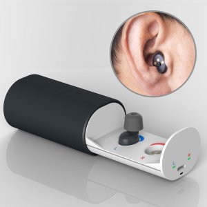 (한방향) 히어링에이블 아이리스10S 청력검사 충전 제습 블루투스 음성증폭기 소리증폭기 (보청기 알고리즘 적용)