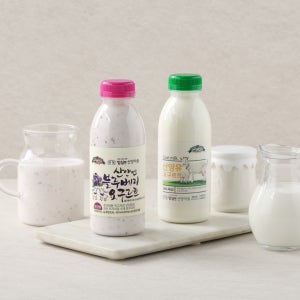임실 산양유 플레인, 블루베리 요거트 2종 450ml