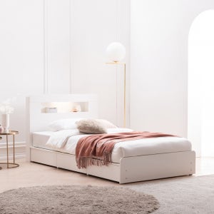 젠티스 프레고 LED 평상형 침대프레임 SS