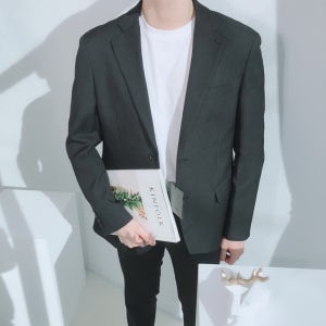 남자 봄 스판 자켓 정장 블레이져
