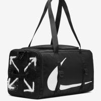 나이키 X 오프화이트 로고 더플백 블랙 Off-White x Nike Duffle Waist Bag Combo Black CQ4246-010