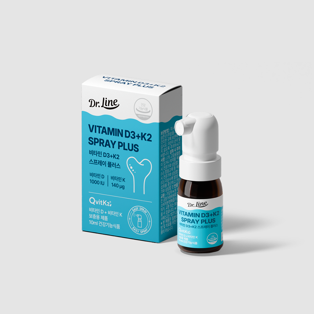 닥터라인 비타민D3+K2 플러스 1000IU 액상 스프레이 10ml