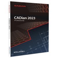 CADian 2023 Pro 캐디안 오토캐드호환 3D CAD 국산 영구사용 대안캐드 (CD)