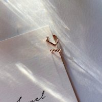 14K GOLD / bar ring 14K 귓바퀴 아웃컨츠 원터치 링 피어싱 귀걸이