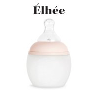 Elhee 프랑스 프리미엄 엘리 실리콘젖병 150ml(Nude)+M꼭지(배앓이 젖병)