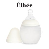 Elhee 프랑스 프리미엄 엘리 실리콘젖병 240ml(Milk)+M꼭지(배앓이 젖병)