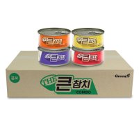 더큰참치 대용량 고양이캔 콤보 160g 24개