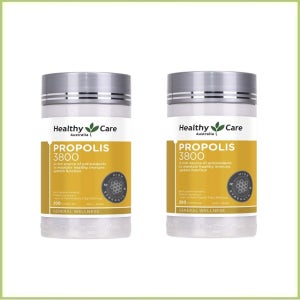 헬씨케어 울트라 프리미엄 프로폴리스 3800mg 200캡슐 2통