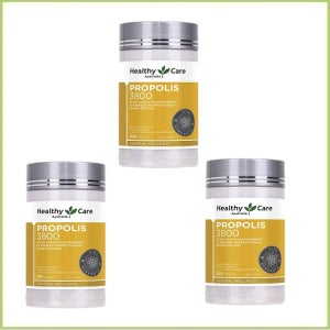 헬씨케어 울트라 프리미엄 프로폴리스 3800mg 200캡슐 3통