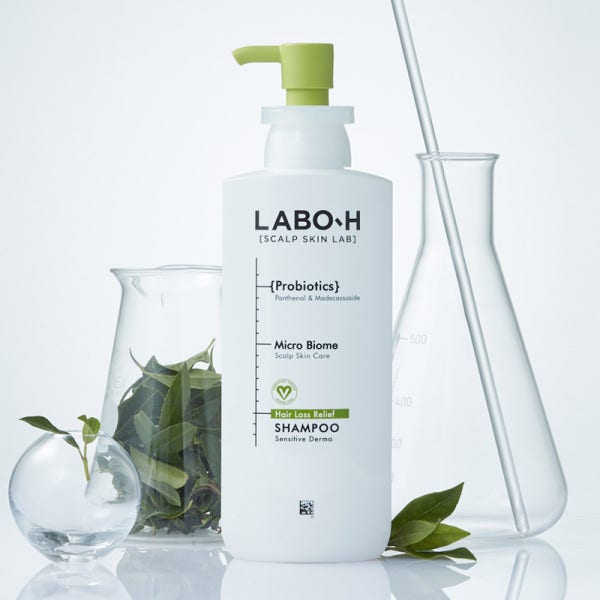 아모레퍼시픽몰 헤어바디 라보에이치 민감더마 탈모증상완화 약산성 저자극 샴푸 400ml