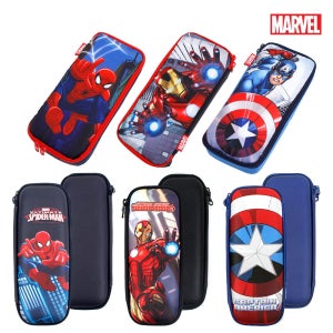 마블 EVA 아이언맨 캡틴아메리카 스파이더맨 문구 수납 파우치 초등학생 필통 종합