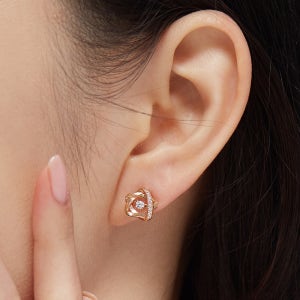 가네시 18K 트윙클스타 0.7부 다이아 금귀걸이