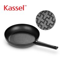 [Kassel] 카셀 블랙 엠보 IH 인덕션 후라이팬 28 cm