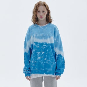 피버41 타이다이 워싱 오버핏 파도 쭈리 맨투맨 (3color)