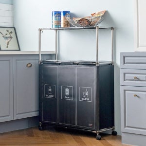 센스큐 이지핏 매직 재활용품 가정용 분리수거함 사무실 이동식 쓰레기통